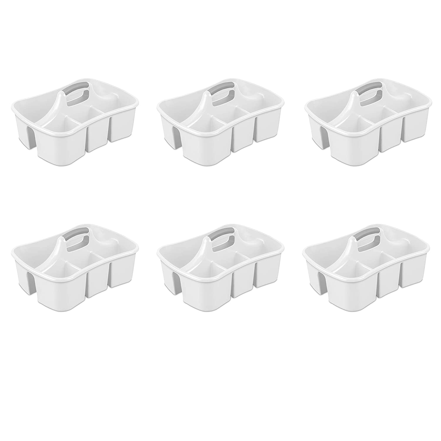 3PK Sterilite Details about   WHT Divided Ultra Caddy,No 15888006 