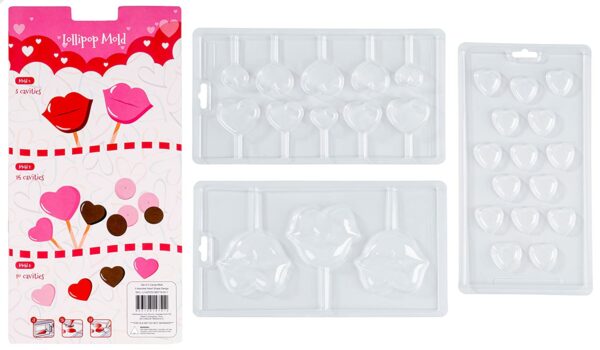 Large Chocolate Chip Mold Silicone 3 Pack - Kisses Shaped Premium Grade  Lfgb Fda Silicone Molds ~ Big Chocolate Kiss shape - Make 75 Kisses with  these Candy Molds ~ Make Non